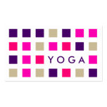 YOGA (mod squares) Business Card Template