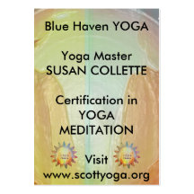Yoga n Reiki Business Promotion Business Card Template