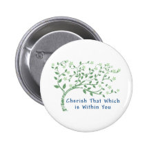 Yoga Quote: Cherish That Which is Within You Buttons