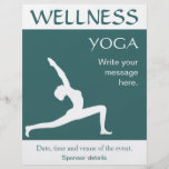 Yoga Silhouette Flyers