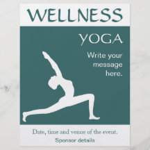Yoga Silhouette Flyers