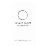 YOGA, SPA, SALON, TRANQUILITY Business Card