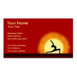 Yoga Sunrise Yoga Teacher Instructor Business Card
