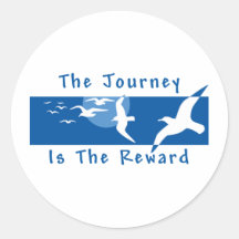 Yoga - The Journey Is The Reward Stickers