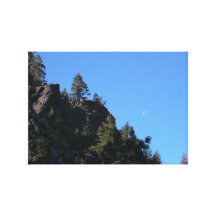 Yolly Bolly Ca Landscape Skyscape Waterscape Gallery Wrapped Canvas
