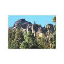Yolly Bolly Ca Landscape Skyscape Waterscape Stretched Canvas Print