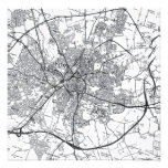 York City Old Map Invitation