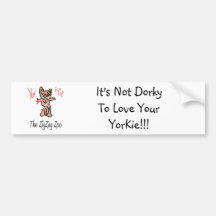 YorKie Bumper Sticker