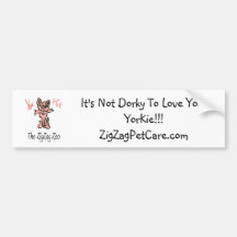 YorKie Bumper Sticker