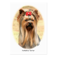 Yorkie Business Card Template