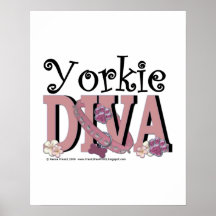 Yorkie DIVA Print