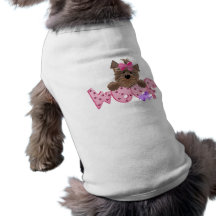 Yorkie Dog Woof Dog Clothing