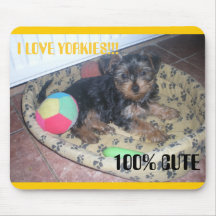 Yorkie pad mouse pad