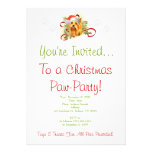 Yorkshire Terrier Christmas Invitation