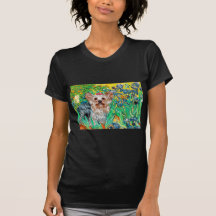 Yorkshire Terrier (T) - Irises T-shirts