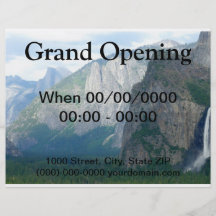 Yosemite Bridalveil Fall Custom Flyer