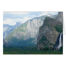 Yosemite Bridalveil Fall Greeting Card