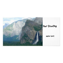 Yosemite Bridalveil Fall Photo Greeting Card