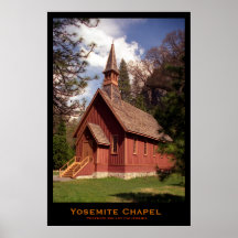 Yosemite Chapel Poster