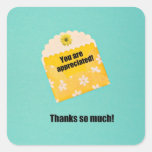 You are appreciated! stickers