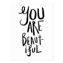 YOU ARE BEAUTIFUL POST CARDS