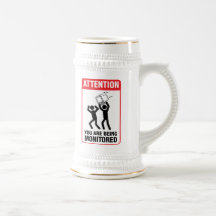 You Are Being Monitored - Office Humour Mug