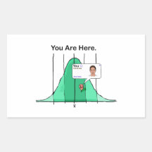 You Are Here Rectangle Stickers