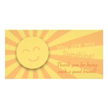 You are my Sunshine! Photo Greeting Card