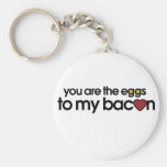 You are the eggs to my Bacon Keychain