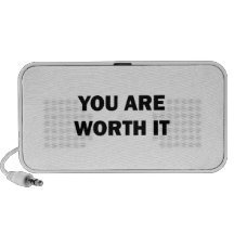 You Are Worth It iPhone Speakers