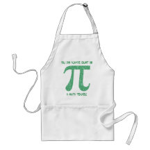You Can Always Count on A Math Teacher Aprons