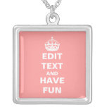 You can edit this text! custom necklace