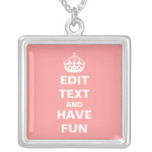 You can edit this text! custom necklace