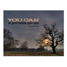 You Can Motivational Postcard