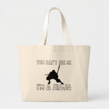 You Can't See Me Canvas Bag