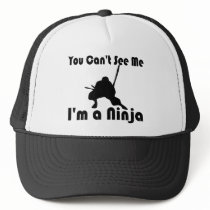 You Can't See Me funny Mesh Hat