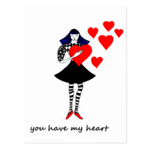 You have my Heart Postcards