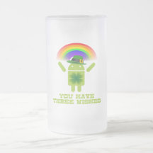 You Have Three Wishes (Android Bugdroid Rainbow) Mugs