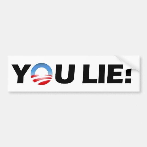 You Lie! Bumper Sticker