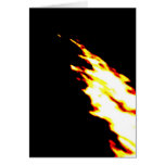 You light my fire greeting card
