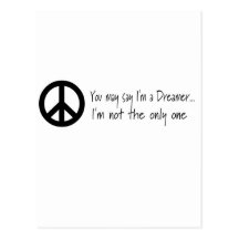 You May Say I'm a Dreamer Postcards