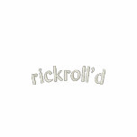 You Only Rickroll The Ones You Love Embroidered Hoody