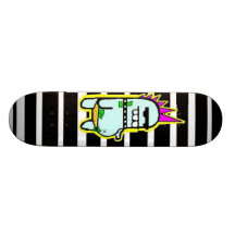 you rock those stripes, Teeny Custom Skateboard