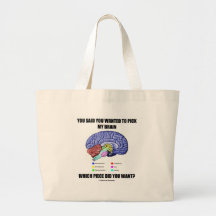 You Said You Wanted To Pick My Brain (Anatomy) Tote Bag