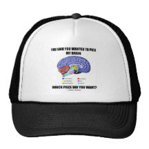 You Said You Wanted To Pick My Brain (Anatomy) Mesh Hats