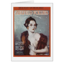 You Sunny Southern Smile Ziegfeld Follies Songbook Greeting Card