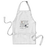 You'll never find a cup of tea apron