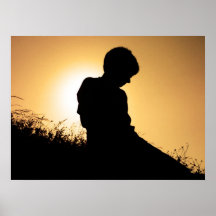 Young but mysterious print