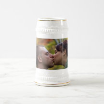 Young Couple Kissing Coffee Mug
