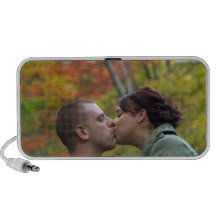 Young Couple Kissing iPhone Speakers
